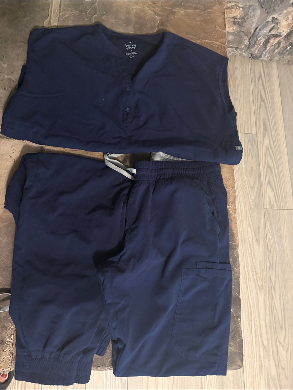 Beyond scrubs 1 top , 2 pants